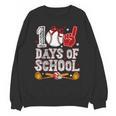 100 Days Of School Cute Bow Baseball Boy Girl Teacher Unisex Sweatshirt