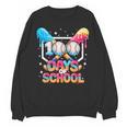 100 Days Of School Ice Cream Baseball Player For Kids Boys Unisex Sweatshirt
