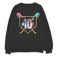 10th Birthday Baseball Bat Ice-Cream Drip 10yrs Old Boys Unisex Sweatshirt