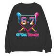 13th Birthday Official Teenager 67 Baseball Drip Boys Unisex Sweatshirt