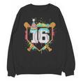 16th Birthday Baseball Drip Number 16 Year Old Birthday Boy Unisex Sweatshirt 16th Birthday Baseball Drip Number 16 Year Old Birthday Boy Unisex Sweatshirt