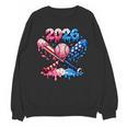 2026 American Flag Baseball Ice Cream Drip Bats Boys Unisex Sweatshirt 2026 American Flag Baseball Ice Cream Drip Bats Boys Unisex Sweatshirt