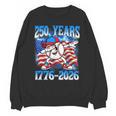 250 Years 1776 2026 250th Baseball American Flag 4th Of July Unisex Sweatshirt