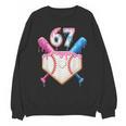 6 7 Baseball Dripping Six Seven Gen Alpha Slang Unisex Sweatshirt