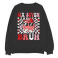 6 7 Bruh Six Seven Valentine Heart Baseball Unisex Sweatshirt 6 7 Bruh Six Seven Valentine Heart Baseball Unisex Sweatshirt
