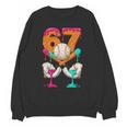 6 7 Ice Cream Drip Baseball Number 67 Player Boy Girl Kids Unisex Sweatshirt