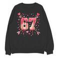 6 7 Melting Number Arrow Baseball Drip Valentine's Day Unisex Sweatshirt 6 7 Melting Number Arrow Baseball Drip Valentine's Day Unisex Sweatshirt