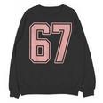 6 7 Number 67 Baseball Meme Tee For Women Unisex Sweatshirt