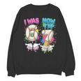 I Was 6 Now I'm 7 Baseball Drip 67 Birthday Boy 7th Birthday Unisex Sweatshirt