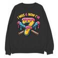 I Was 6 Now I'm 7 Dripping Ice Cream Baseball 67 Drip Unisex Sweatshirt I Was 6 Now I'm 7 Dripping Ice Cream Baseball 67 Drip Unisex Sweatshirt