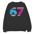 67 Crayon Cool Baseball Crayon 6 7 67 Unisex Sweatshirt