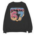 67 Ice Cream Drip Meme Baseball Unisex Sweatshirt