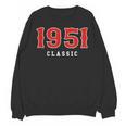 75 Year Old 1951 Classic Baseball Fan 75th Birthday Unisex Sweatshirt