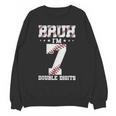7th Birthday Baseball Bruh I'm 7 Double Digits 7 Years Old Unisex Sweatshirt