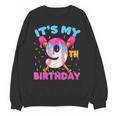 9th Birthday Baseball 9 Year Old Ice Cream Drip Boy Baseball Unisex Sweatshirt
