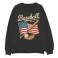 American Flag Baseball Player Bat Fan Catcher Pitcher USA Unisex Sweatshirt American Flag Baseball Player Bat Fan Catcher Pitcher USA Unisex Sweatshirt