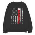 American Flag Baseball Team Baseball Player Baseball Unisex Sweatshirt American Flag Baseball Team Baseball Player Baseball Unisex Sweatshirt