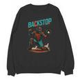 Backstop Catcher Baseball Graphic Unisex Sweatshirt Backstop Catcher Baseball Graphic Unisex Sweatshirt