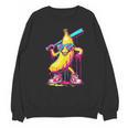 Banana With Baseball Bat Street Baseball Drip Unisex Sweatshirt Banana With Baseball Bat Street Baseball Drip Unisex Sweatshirt