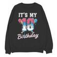 Baseball 10 Year Old Ice Cream Drip 10th Birthday Boys Unisex Sweatshirt Baseball 10 Year Old Ice Cream Drip 10th Birthday Boys Unisex Sweatshirt