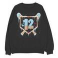 Baseball 12 Year Old Ice Cream Drip 12th Birthday Boys Unisex Sweatshirt Baseball 12 Year Old Ice Cream Drip 12th Birthday Boys Unisex Sweatshirt