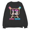 Baseball 13 Year Ice Cream Drip 13th Bday Official Teenager Unisex Sweatshirt Baseball 13 Year Ice Cream Drip 13th Bday Official Teenager Unisex Sweatshirt