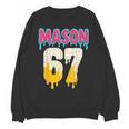 Baseball 6 7 Ice Cream Drip Number 67 Six Seven Meme Unisex Sweatshirt Baseball 6 7 Ice Cream Drip Number 67 Six Seven Meme Unisex Sweatshirt