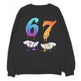 Baseball 67 Ice Cream Drip Six Seven Boys Meme Unisex Sweatshirt
