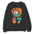 Baseball 67 Ice Cream Drip 67 Six Seven Meme 67th Birthday Unisex Sweatshirt Baseball 67 Ice Cream Drip 67 Six Seven Meme 67th Birthday Unisex Sweatshirt