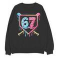 Baseball 67 Ice Cream Drip Six Seven Meme Boy Girl Kid Unisex Sweatshirt