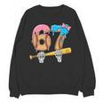 Baseball 67 Ice Cream Drip Skeleton Six Seven Boys Meme Unisex Sweatshirt