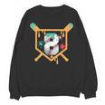 Baseball 8 Year Old Ice Cream Drip 8th Birthday Boy Number 8 Unisex Sweatshirt Baseball 8 Year Old Ice Cream Drip 8th Birthday Boy Number 8 Unisex Sweatshirt
