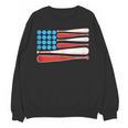 Baseball American Flag Patriotic USA Pride Unisex Sweatshirt Baseball American Flag Patriotic USA Pride Unisex Sweatshirt