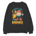 Baseball Banana Sports Drip Art For Kids Unisex Sweatshirt