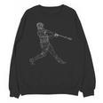 Baseball Batter Line Abstract Geometry Team Player Family Unisex Sweatshirt Baseball Batter Line Abstract Geometry Team Player Family Unisex Sweatshirt