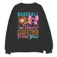 Baseball Or Bows Godfather Loves You Gender Reveal Unisex Sweatshirt Baseball Or Bows Godfather Loves You Gender Reveal Unisex Sweatshirt