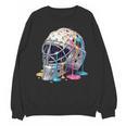 Baseball Catcher Mask Ice Cream Dripping Baseball Boys Unisex Sweatshirt