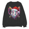 Baseball Christmas Santa Hat Baseball Christmas Drip Unisex Sweatshirt Baseball Christmas Santa Hat Baseball Christmas Drip Unisex Sweatshirt
