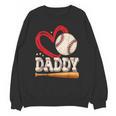 Baseball Daddy Baseball Heart Family Matching Unisex Sweatshirt