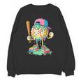 Baseball Drip For Boys Ice Cream Drip Baseball Sport Unisex Sweatshirt