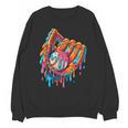Baseball Drip Ice Cream Sprinkles Baseball Glove For Boys Unisex Sweatshirt