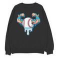 Baseball Drip Ice Cream Strong Character Unisex Sweatshirt