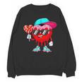 Baseball Drip Ice Cream Valentines Day Baseball Sport Boys Unisex Sweatshirt