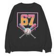 Baseball Drip Number 67 Fun Six Seven 6 7 Meme Unisex Sweatshirt