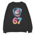 Baseball Drip Number 67 Player 67th Birthday Ice Cream 67 Unisex Sweatshirt Baseball Drip Number 67 Player 67th Birthday Ice Cream 67 Unisex Sweatshirt