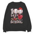 Baseball Happy 100 Days Of School Boy Girl Kid Teacher Unisex Sweatshirt