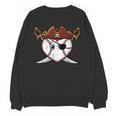 Baseball Heart Pirate Hat Crossed Swords Men Boys Kids Youth Unisex Sweatshirt