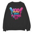 Baseball Ice Cream Drip 100 Days Of School Boys Girls 100th Unisex Sweatshirt