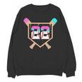 Baseball Ice Cream Drip Number 22 Player 22nd Birthday Unisex Sweatshirt Baseball Ice Cream Drip Number 22 Player 22nd Birthday Unisex Sweatshirt