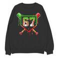 Baseball Ice Cream Drip Number 67 Player 6 7 Christmas Pjs Unisex Sweatshirt Baseball Ice Cream Drip Number 67 Player 6 7 Christmas Pjs Unisex Sweatshirt